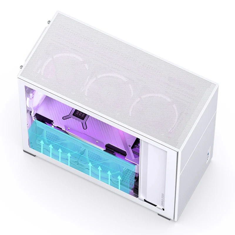 Jonsbo D41 Mesh ATX Computer Case (Black, White) - Image 26