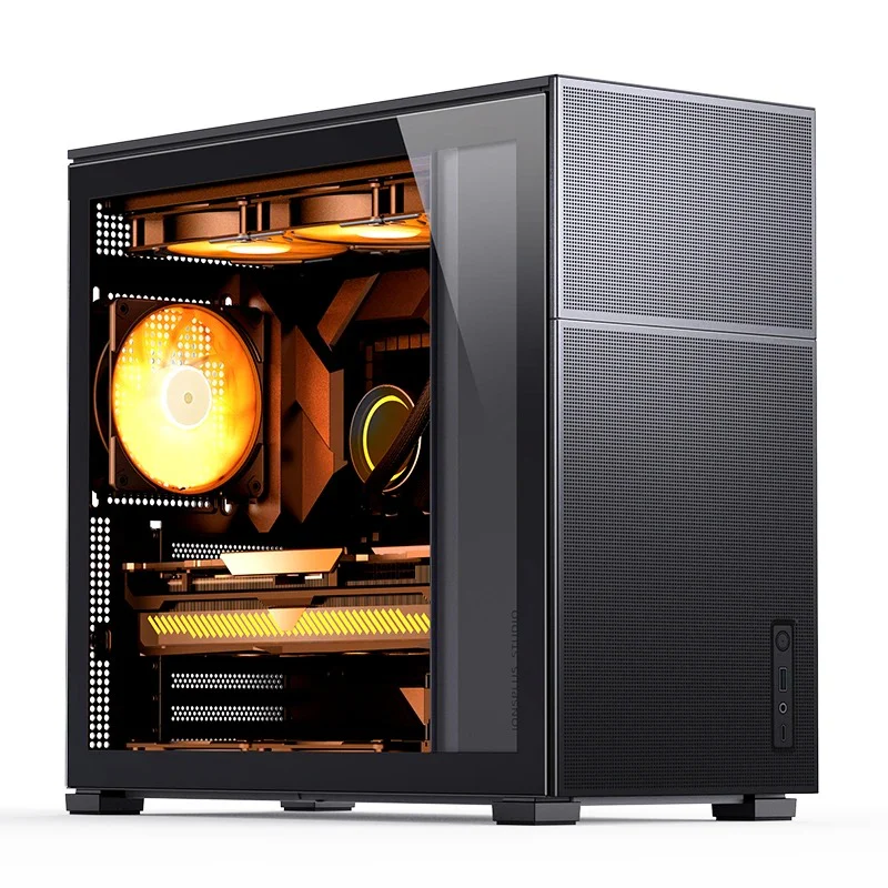 Jonsbo D41 Mesh ATX Computer Case (Black, White) - Image 3