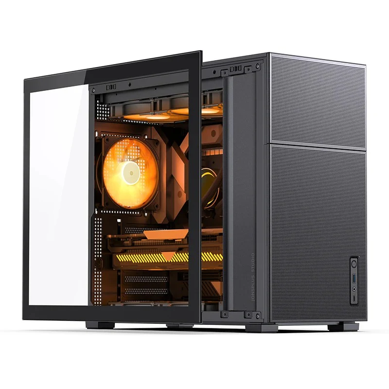 Jonsbo D41 Mesh ATX Computer Case (Black, White) - Image 4