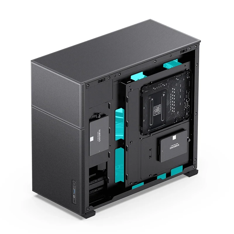 Jonsbo D41 Mesh ATX Computer Case (Black, White) - Image 7