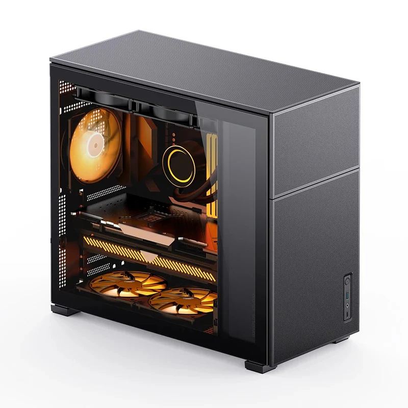 Jonsbo D41 Mesh ATX Computer Case (Black, White) - Image 9