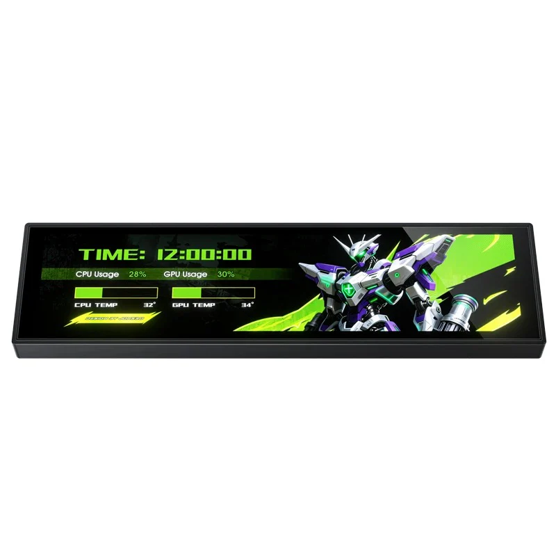 Jonsbo DS916 9.16" Display Screen (Black, White) - Image 3
