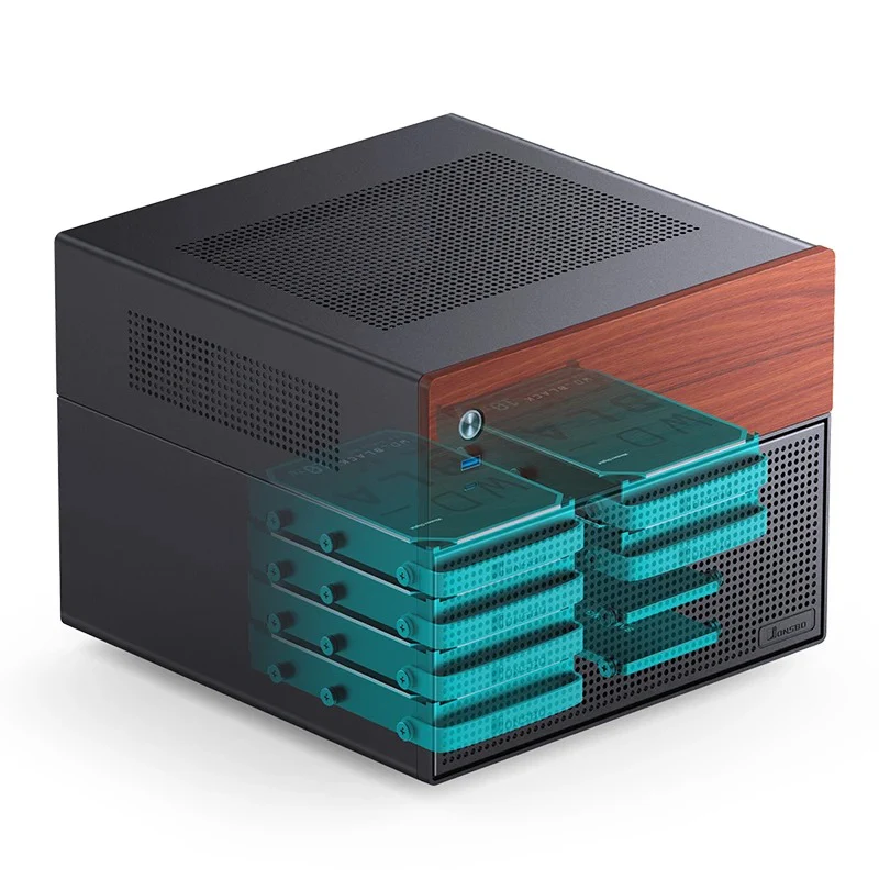 Jonsbo N4 NAS Computer Case (Black, White) - Image 9