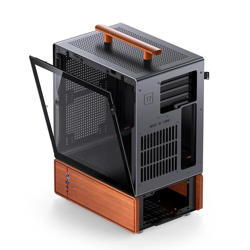 Jonsbo T7 M-ATX Separated Cabinet Computer Case (Black, Silver) - Image 11