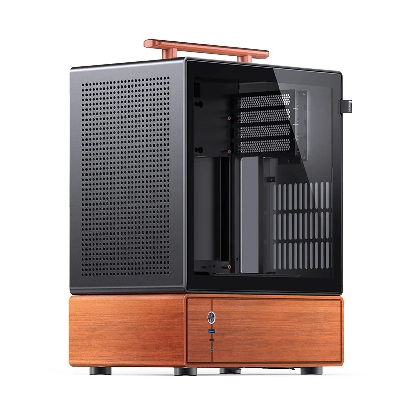 Jonsbo T7 M-ATX Separated Cabinet Computer Case (Black, Silver) - Image 2