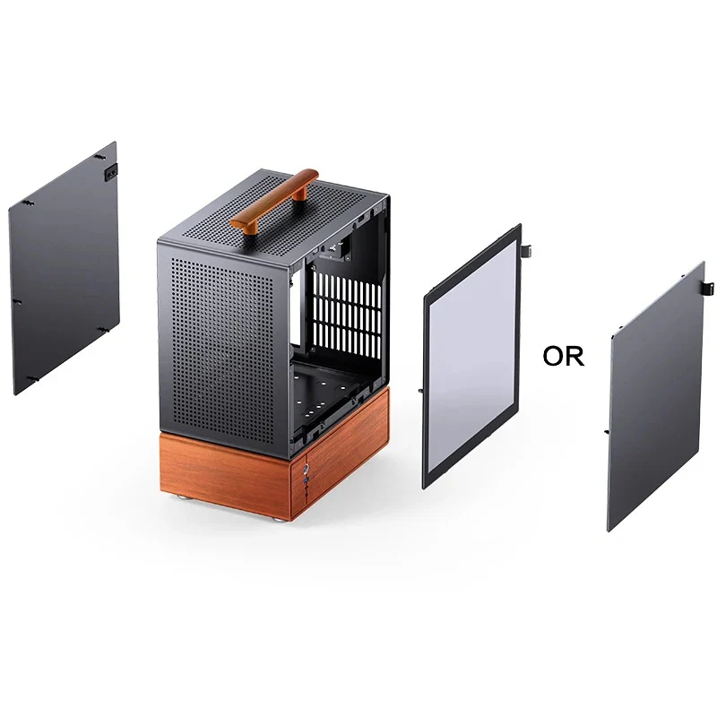 Jonsbo T7 M-ATX Separated Cabinet Computer Case (Black, Silver) - Image 20
