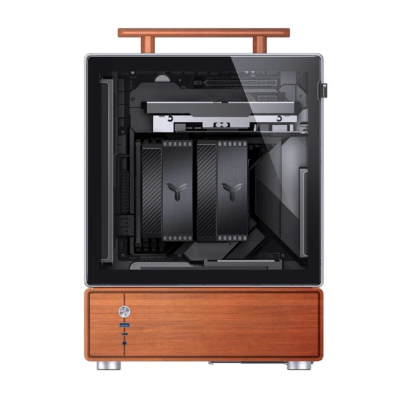 Jonsbo T7 M-ATX Separated Cabinet Computer Case (Black, Silver) - Image 35