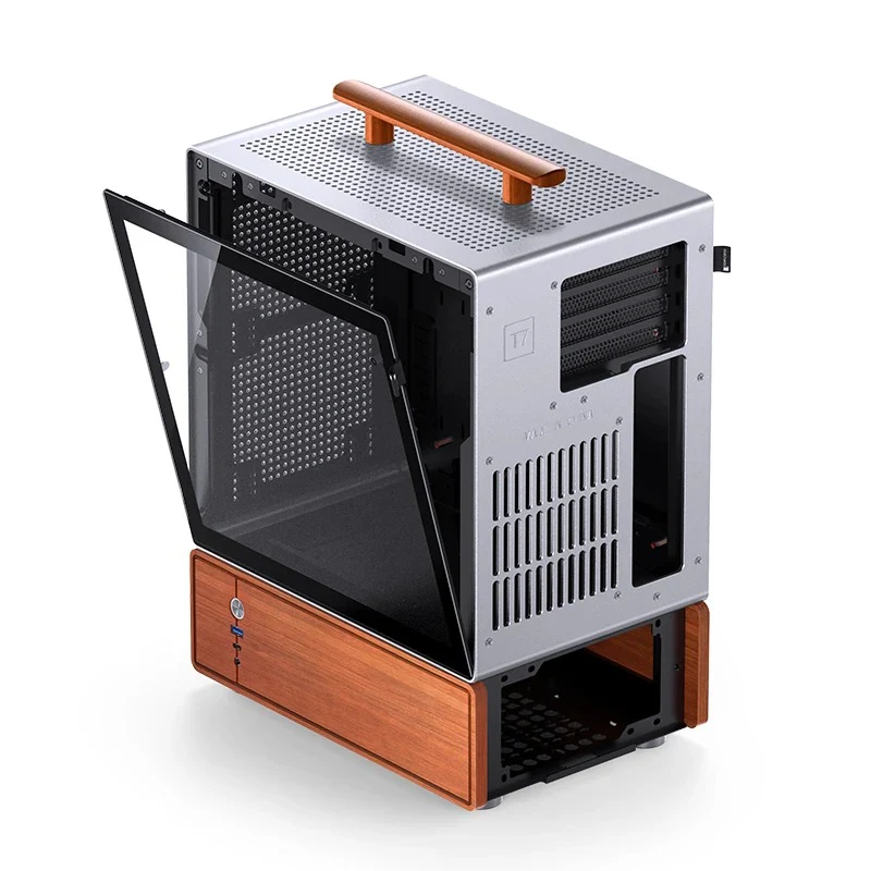 Jonsbo T7 M-ATX Separated Cabinet Computer Case (Black, Silver) - Image 36