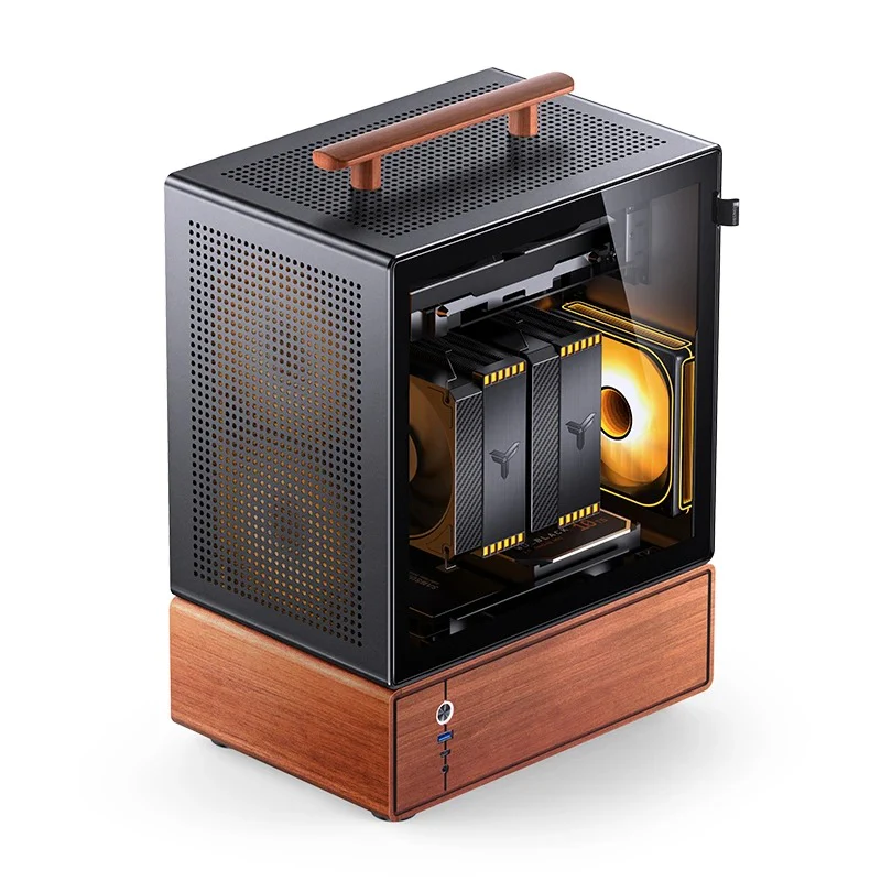 Jonsbo T7 M-ATX Separated Cabinet Computer Case (Black, Silver) - Image 8