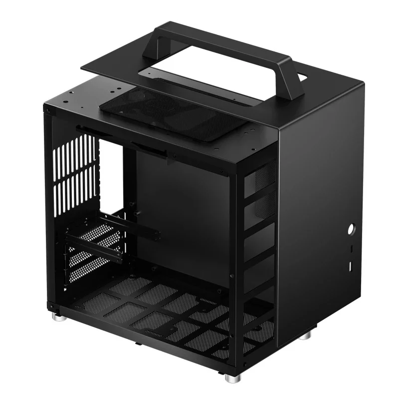 Jonsbo T8 Plus ITX Computer Case (Black, Silver) - Image 24