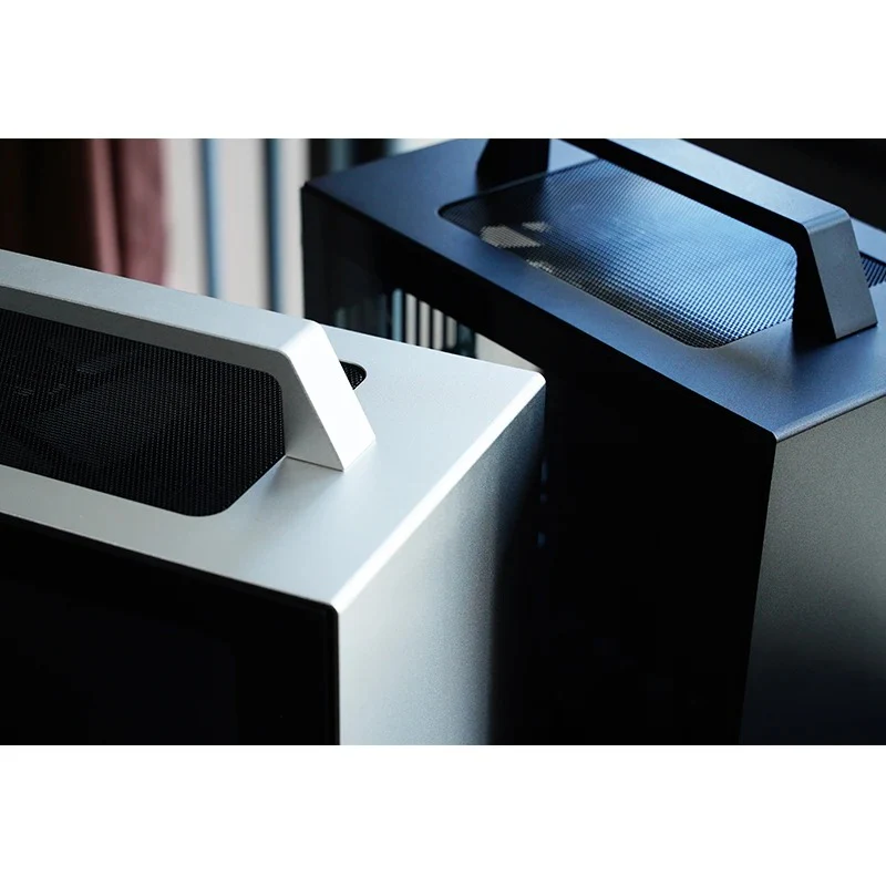 Jonsbo T8 Plus ITX Computer Case (Black, Silver) - Image 3