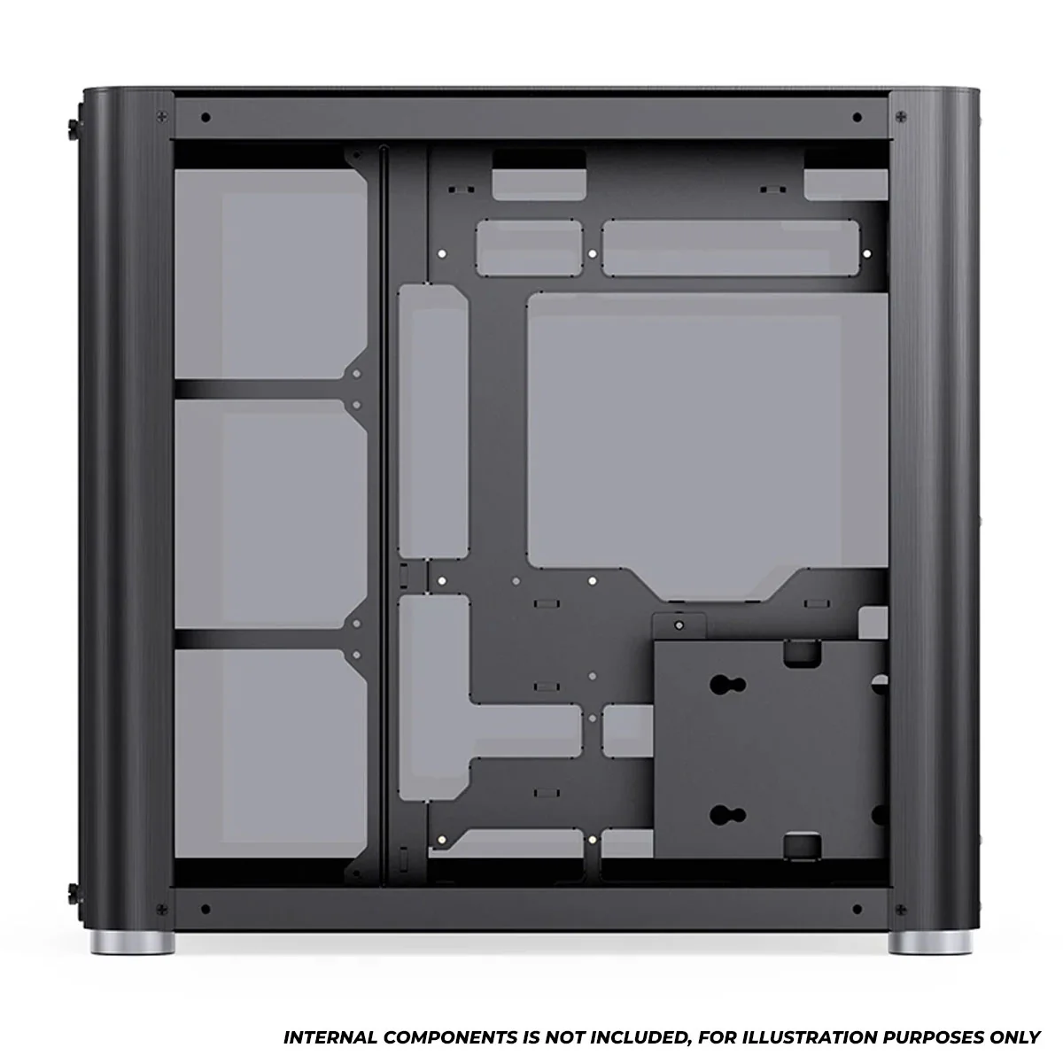 Jonsbo TK-2 ATX Separated Cabinet Computer Case (Black, White) - Image 11