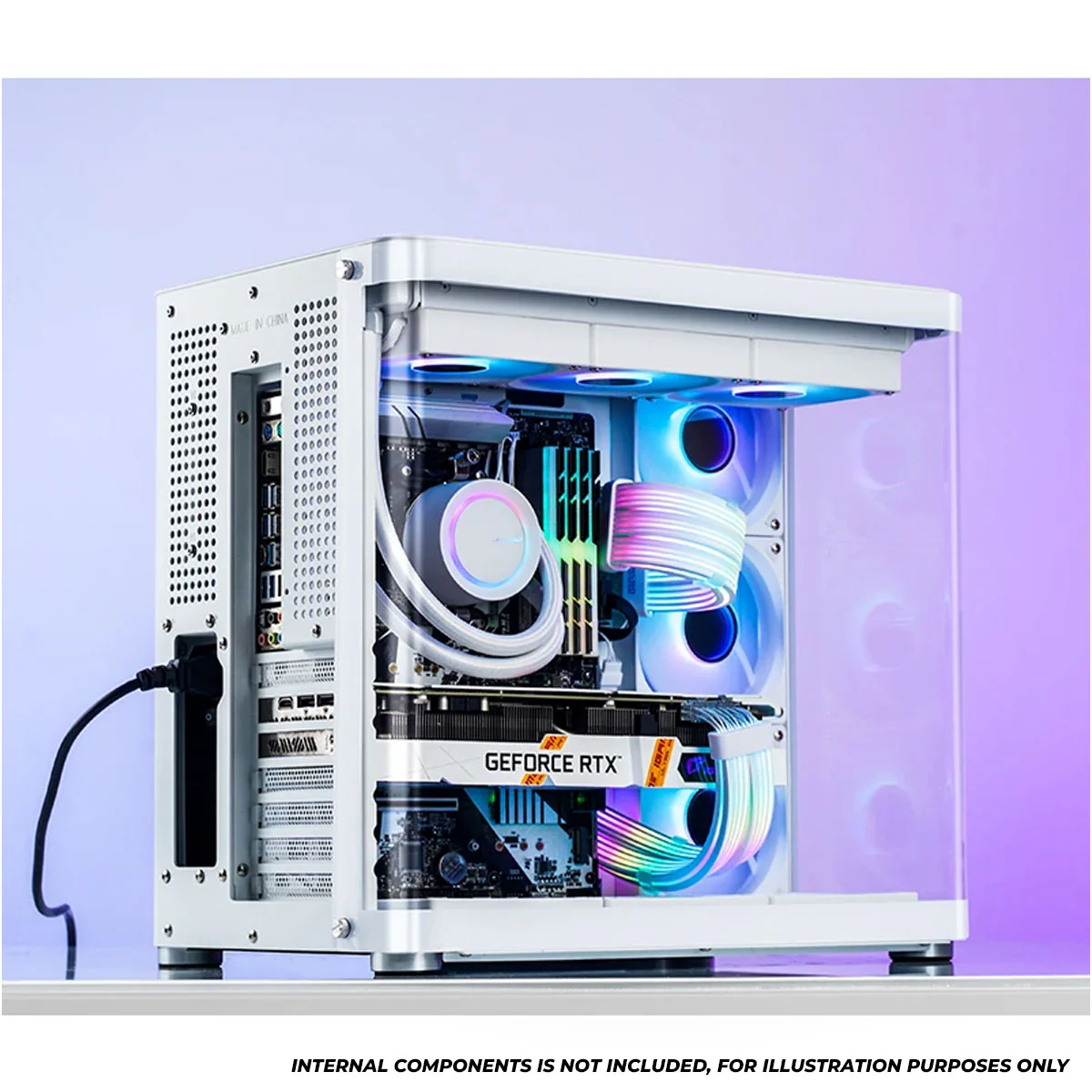 Jonsbo TK-2 ATX Separated Cabinet Computer Case (Black, White) - Image 18