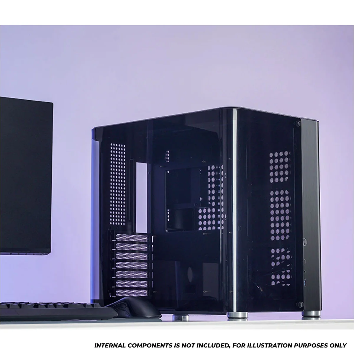 Jonsbo TK-2 ATX Separated Cabinet Computer Case (Black, White) - Image 4