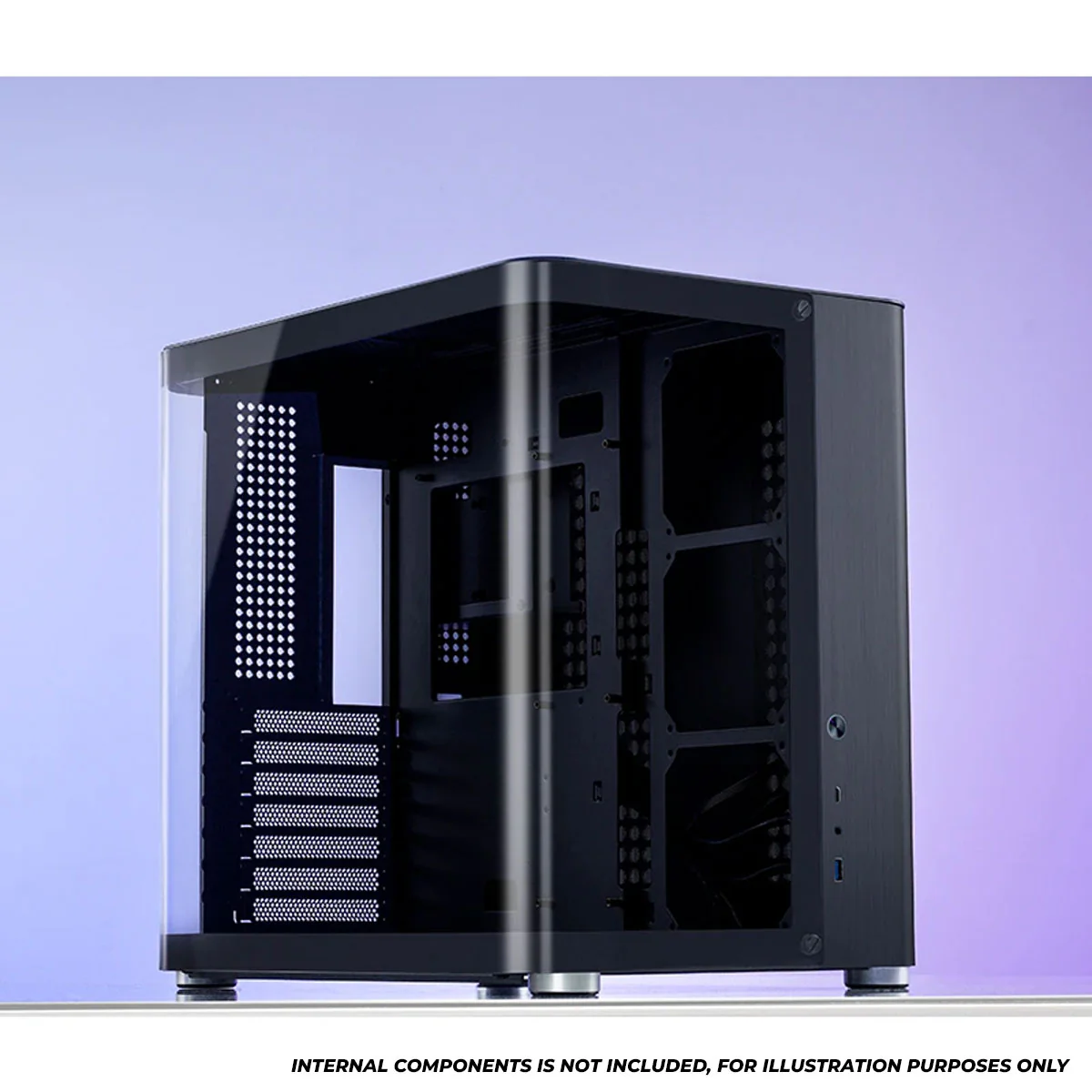 Jonsbo TK-2 ATX Separated Cabinet Computer Case (Black, White) - Image 5
