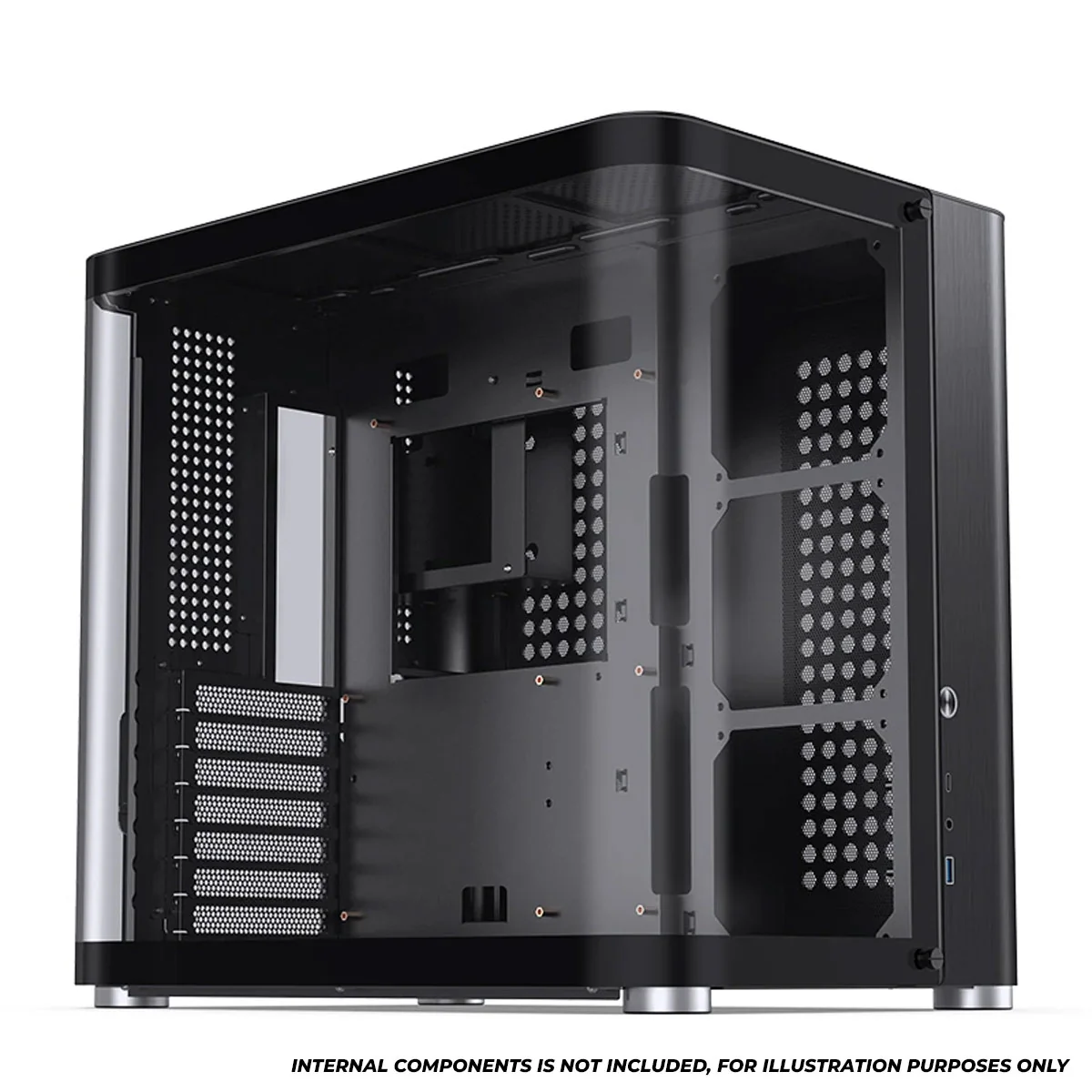 Jonsbo TK-2 ATX Separated Cabinet Computer Case (Black, White) - Image 9