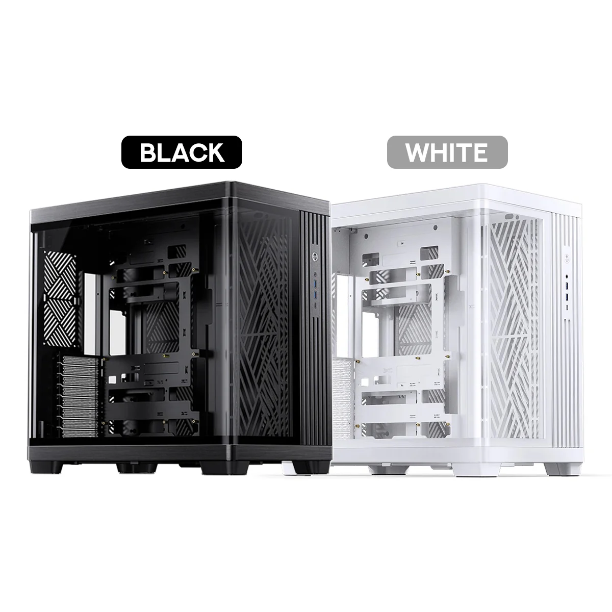 Jonsbo TK-4 ATX Separated Cabinet Computer Case (Black, White)