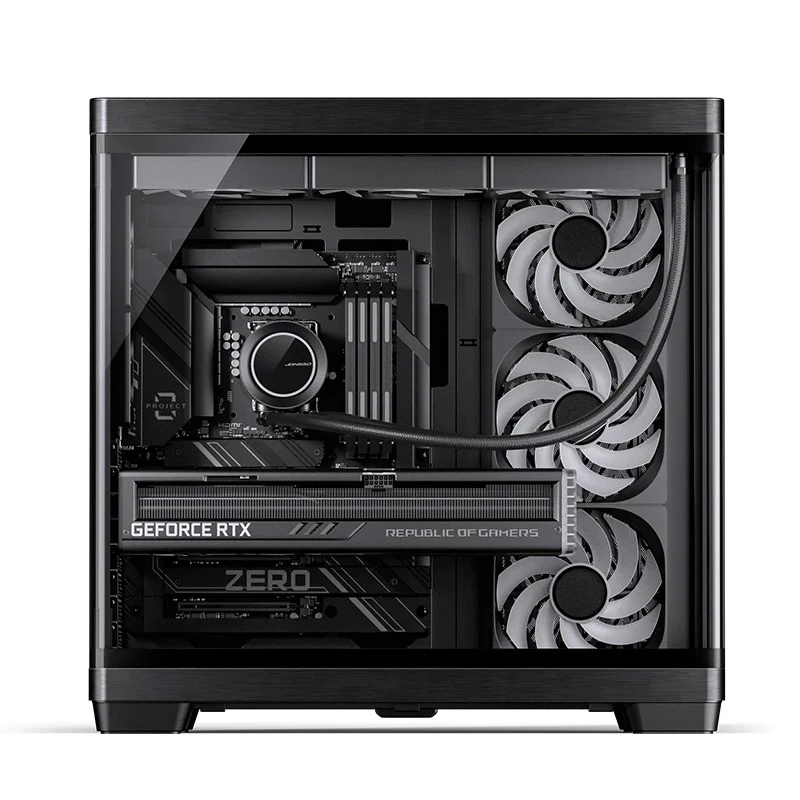 Jonsbo TK-4 ATX Separated Cabinet Computer Case (Black, White) - Image 13