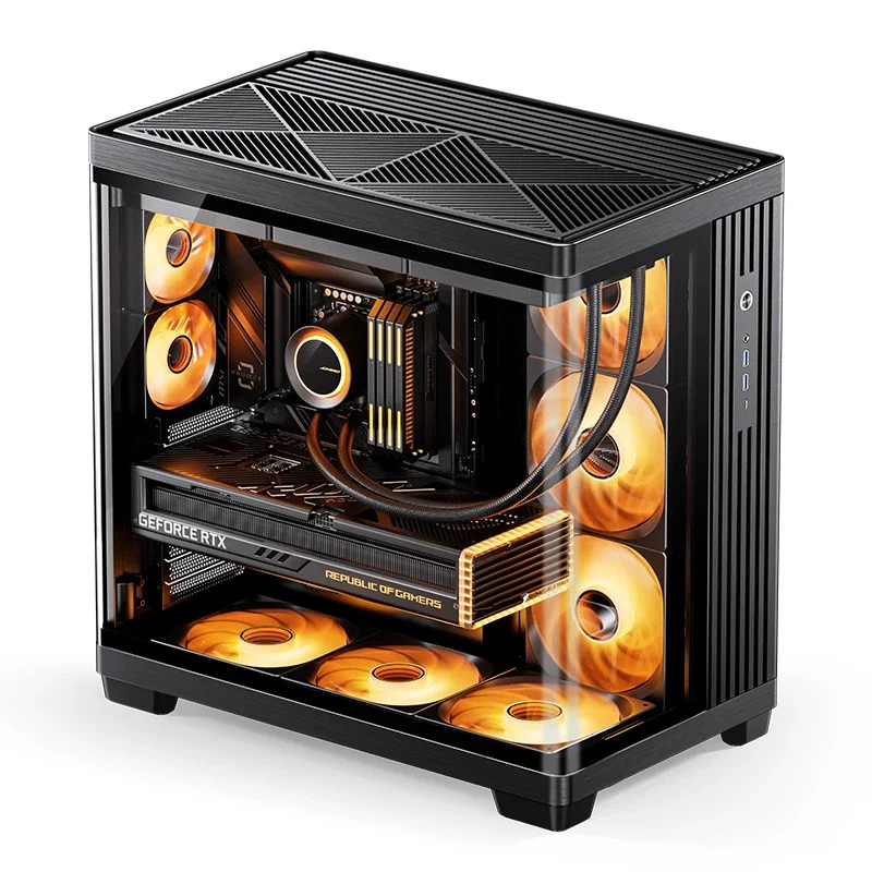 Jonsbo TK-4 ATX Separated Cabinet Computer Case (Black, White) - Image 16