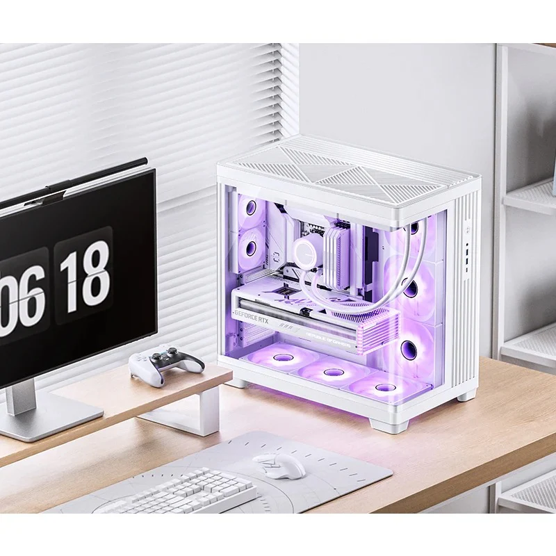 Jonsbo TK-4 ATX Separated Cabinet Computer Case (Black, White) - Image 48