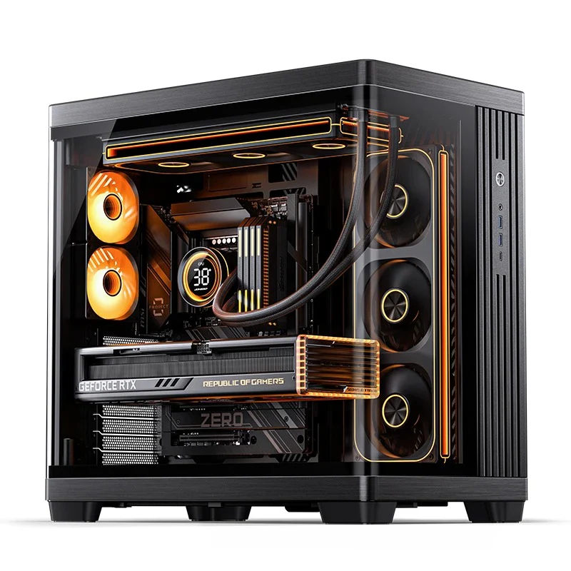 Jonsbo TK-4 ATX Separated Cabinet Computer Case (Black, White) - Image 7
