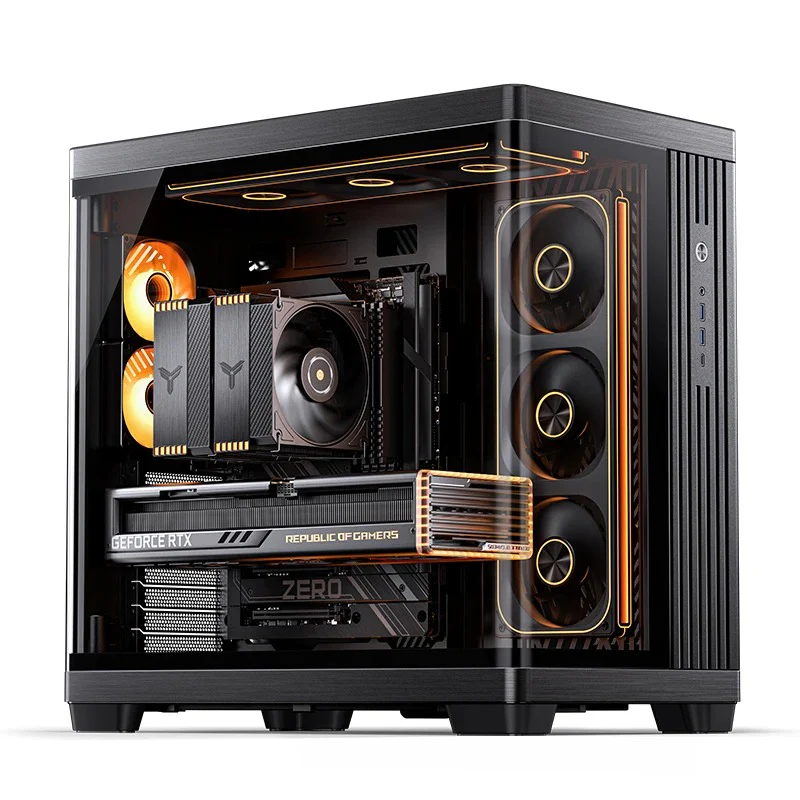 Jonsbo TK-4 ATX Separated Cabinet Computer Case (Black, White) - Image 8