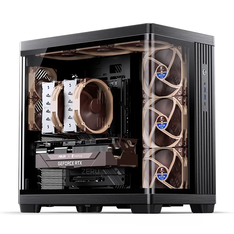 Jonsbo TK-4 ATX Separated Cabinet Computer Case (Black, White) - Image 9