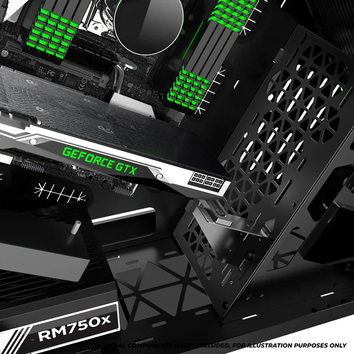 Jonsbo TR03-A Aluminum Panel ATX Equilateral Triangle Computer Case (Silver) - Image 7