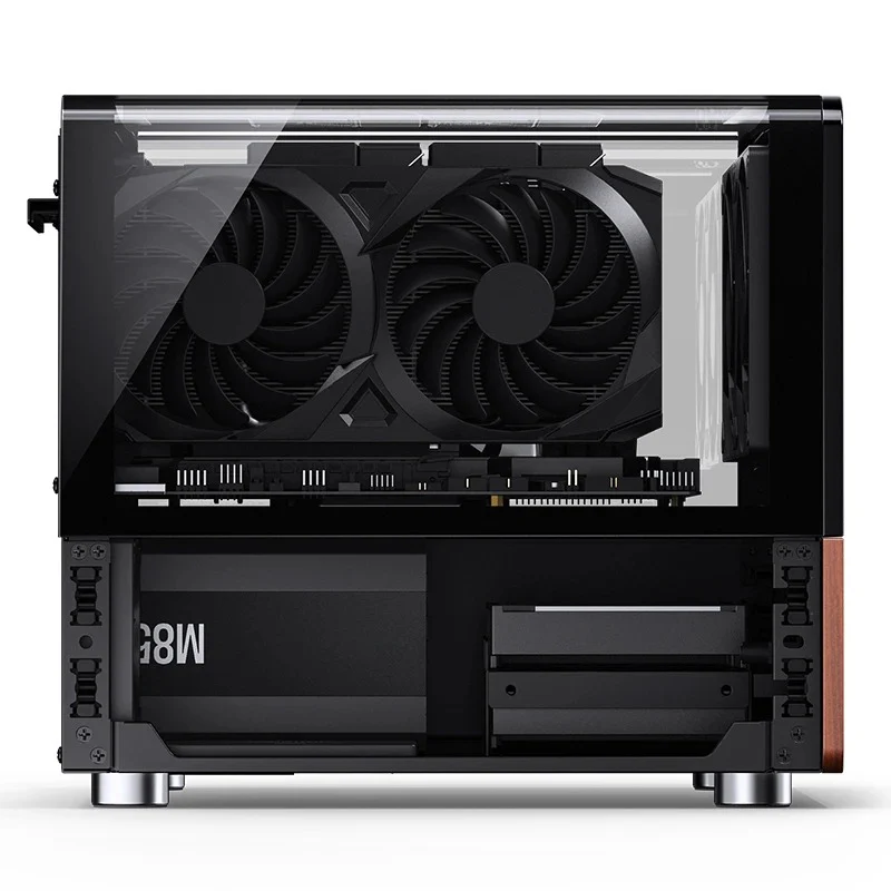 Jonsbo V12 M-ATX Separated Cabinet Case (Black, White) - Image 11