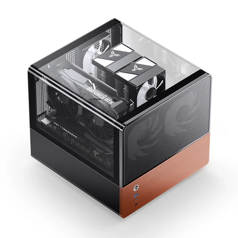 Jonsbo V12 M-ATX Separated Cabinet Case (Black, White) - Image 15