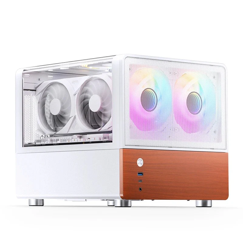 Jonsbo V12 M-ATX Separated Cabinet Case (Black, White) - Image 24