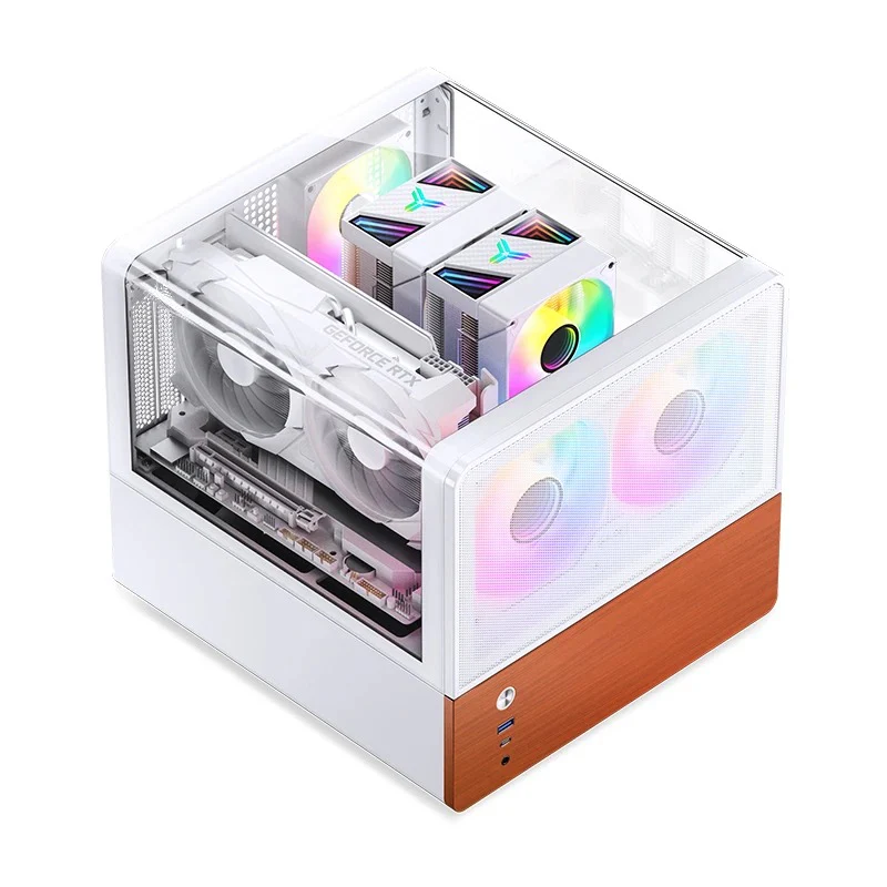 Jonsbo V12 M-ATX Separated Cabinet Case (Black, White) - Image 25