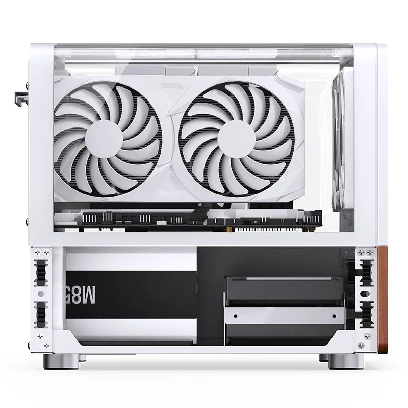 Jonsbo V12 M-ATX Separated Cabinet Case (Black, White) - Image 30