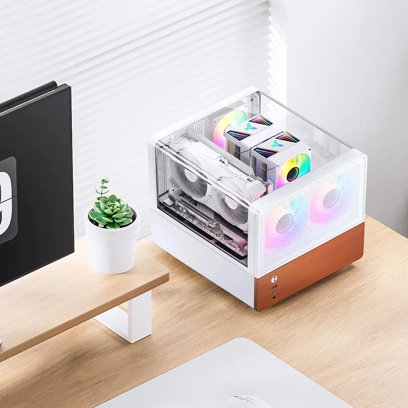 Jonsbo V12 M-ATX Separated Cabinet Case (Black, White) - Image 41