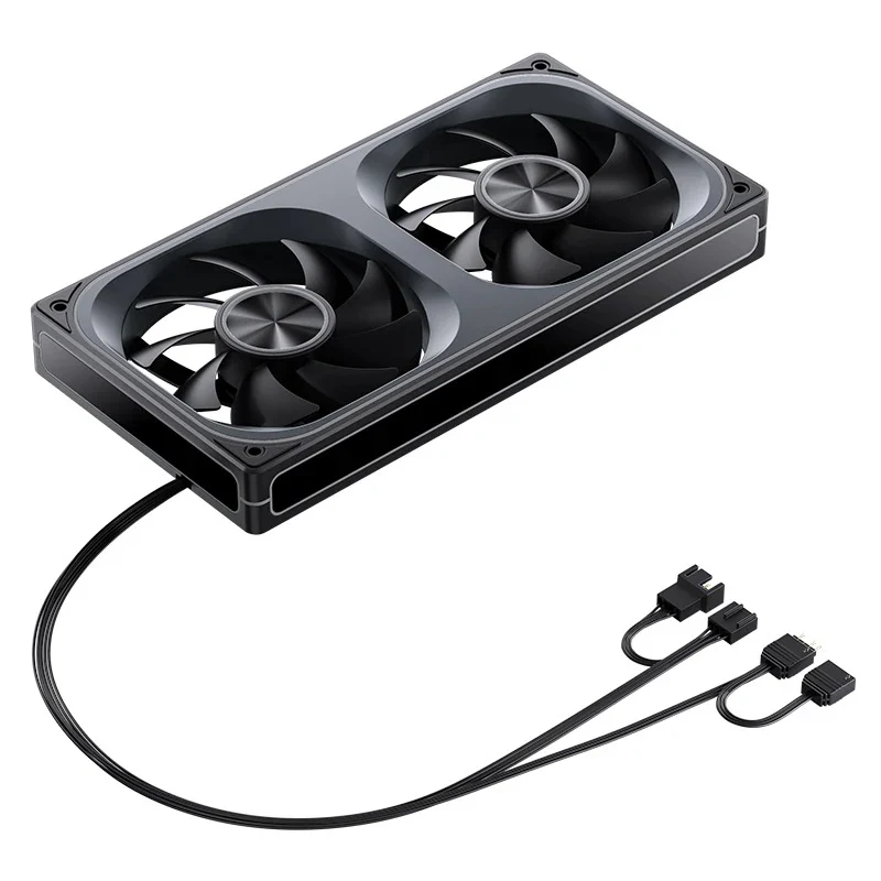 Jonsbo ZA-240BR 240mm ARGB Infinity Mirror Series Fan (Black) - Image 3