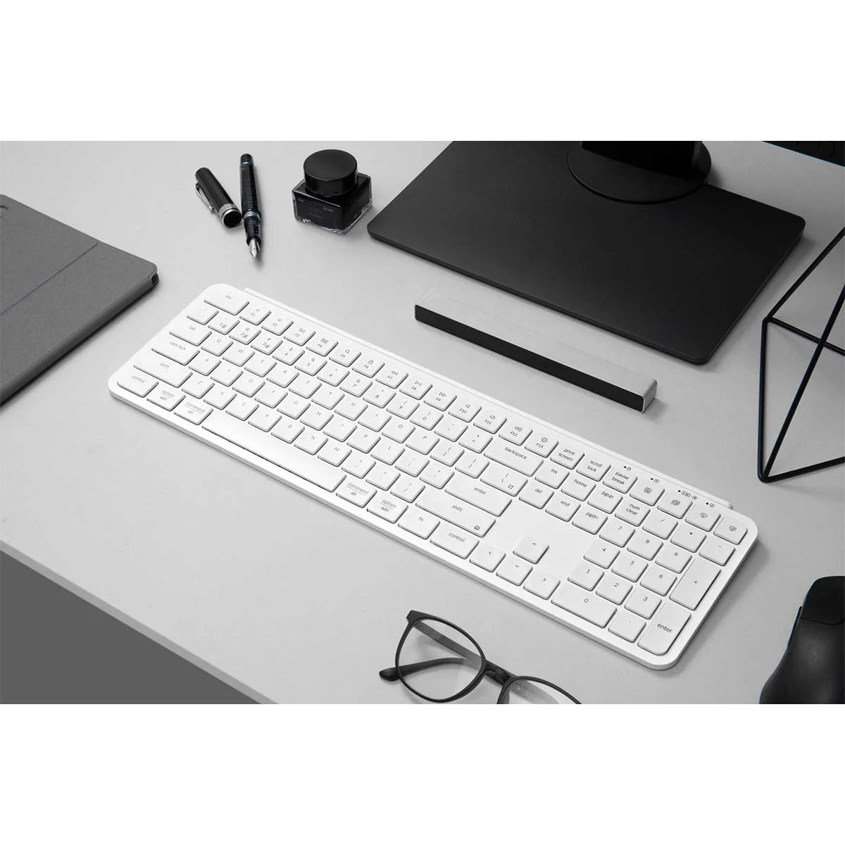 Keychron B6 Pro Ultra-Slim Wireless Keyboard (Ivory White) (B6P-K8) - Image 8