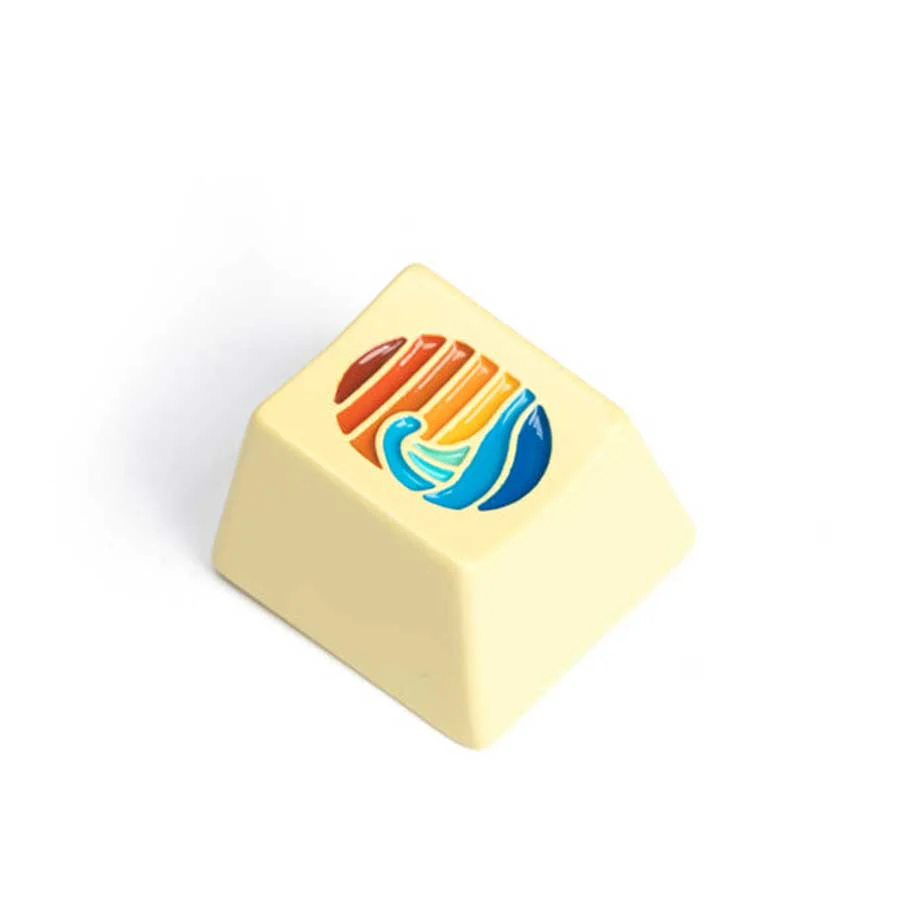 Keychron Colorful Great Wave Metal Artisan Keycap - Image 3