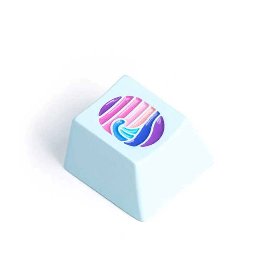 Keychron Colorful Great Wave Metal Artisan Keycap - Image 4