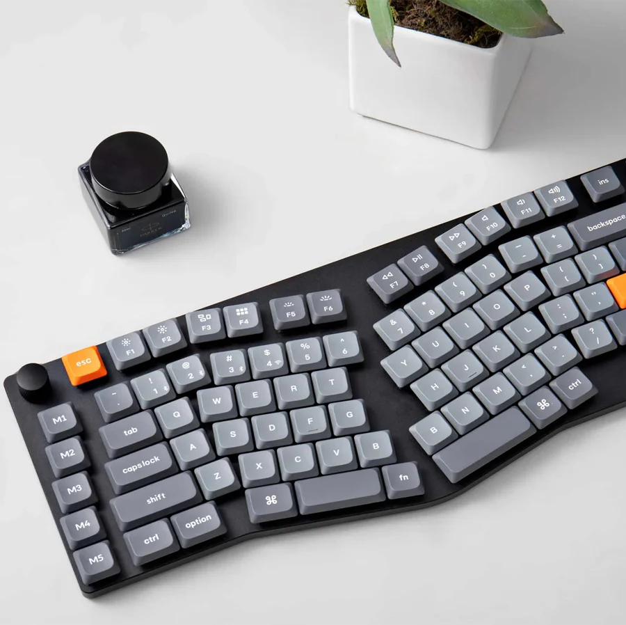 Keychron K15 Max QMK RGB Hot-Swappable 75% Alice Wireless Custom Mechanical Keyboard (Low Profile Gateron Mechanical Red Switch, Low Profile Gateron Mechanical Blue Switch, Low Profile Gateron Mechanical Brown Switch) - Image 7