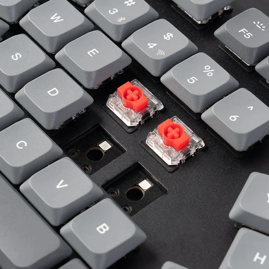 Keychron K15 Max QMK RGB Hot-Swappable 75% Alice Wireless Custom Mechanical Keyboard (Low Profile Gateron Mechanical Red Switch, Low Profile Gateron Mechanical Blue Switch, Low Profile Gateron Mechanical Brown Switch) - Image 8