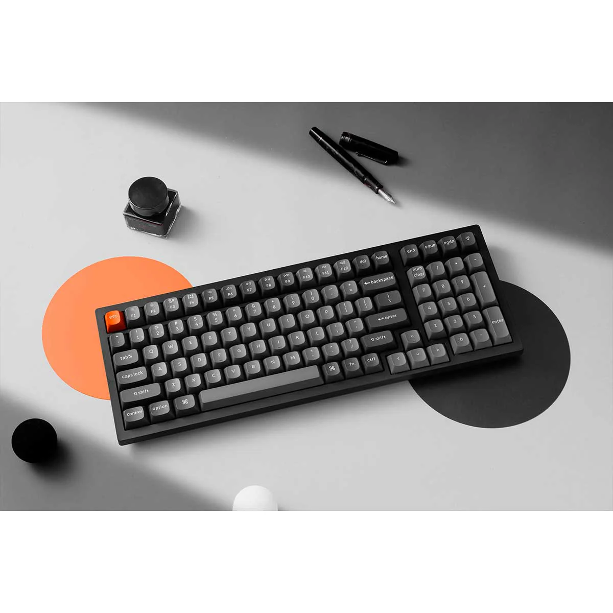 Keychron K4 Max QMK Fully Assembled Hot-Swappable RGB Backlight 96% Wireless Mechanical Keyboard - Black (Super Red Switch, uper Brown Switch, Super Banana Switch) (K4M-H1, K4M-H3, K4M-H4) - Image 10