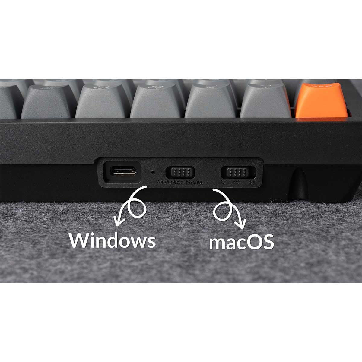 Keychron K4 Max QMK Fully Assembled Hot-Swappable RGB Backlight 96% Wireless Mechanical Keyboard - Black (Super Red Switch, uper Brown Switch, Super Banana Switch) (K4M-H1, K4M-H3, K4M-H4) - Image 7
