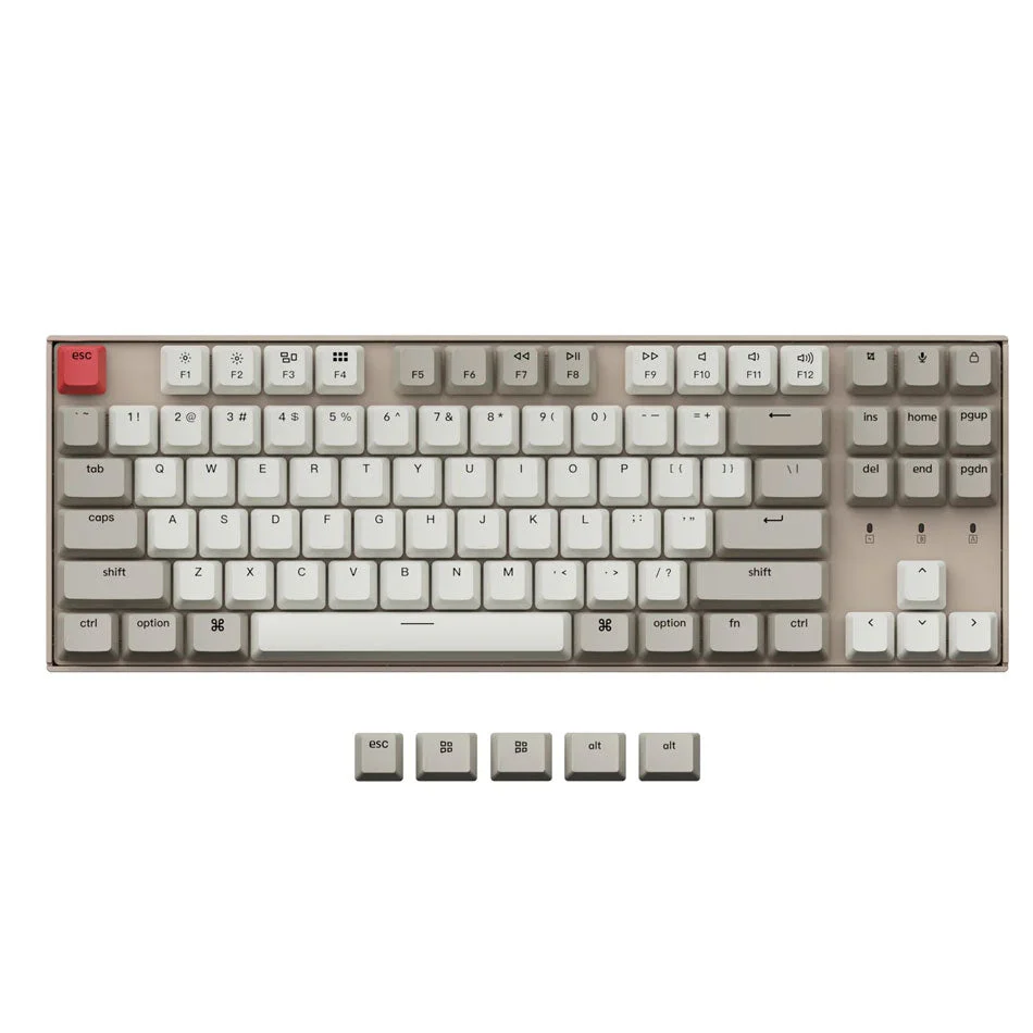 Keychron K8 Non-Backlight Hot-Swappable Tenkeyless Wireless Mechanical Keyboard (Red Switch) (K8K1) - Image 2