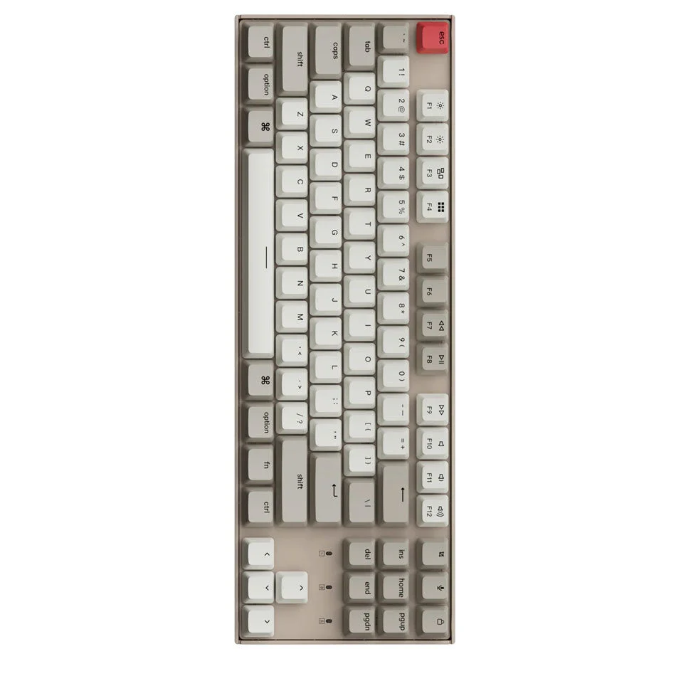 Keychron K8 Non-Backlight Hot-Swappable Tenkeyless Wireless Mechanical Keyboard (Red Switch) (K8K1) - Image 3