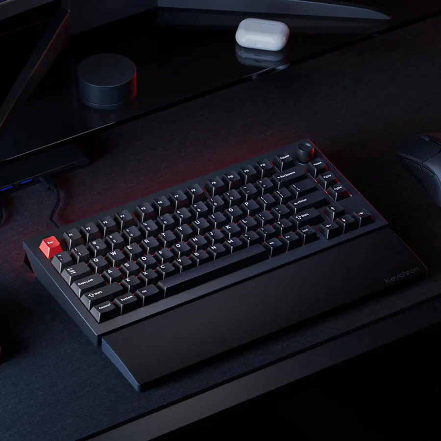 Keychron Lemokey L5 HE Fully Assembled Knob RGB Hot-Swappable 75% Magnetic Switch Custom Gaming Keyboard - Dark Master (Lemokey Ultra-Fast Lime Magnetic Switch) (L5W-M1) - Image 2