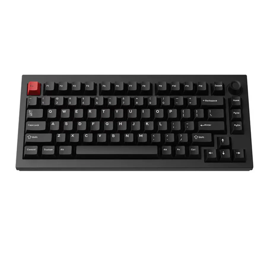 Keychron Lemokey L5 HE Fully Assembled Knob RGB Hot-Swappable 75% Magnetic Switch Custom Gaming Keyboard - Dark Master (Lemokey Ultra-Fast Lime Magnetic Switch) (L5W-M1) - Image 3