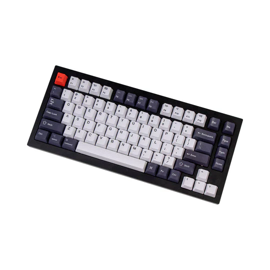 Keychron OEM Dye-Sub PBT Keycap Full Set - Bluish Black White (T6) - Image 3
