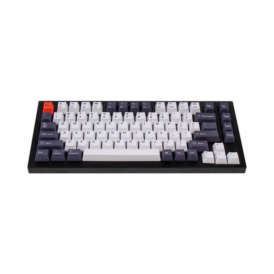 Keychron OEM Dye-Sub PBT Keycap Full Set - Bluish Black White (T6) - Image 4