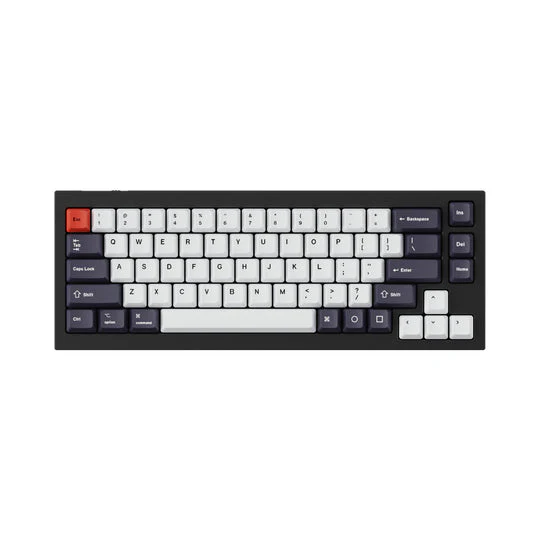 Keychron OEM Dye-Sub PBT Keycap Full Set - Bluish Black White (T6) - Image 5