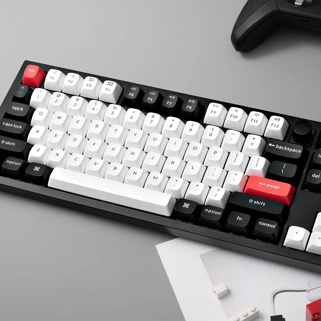 Keychron Q3 HE QMK TKL Fully Assembled Knob RGB Backlight Hot-Swappable Wireless Magnetic Switch Keyboard - Carbon Black (Gateron Double-Rail Magnetic Nebula Switch) (Q3H-M1) - Image 4
